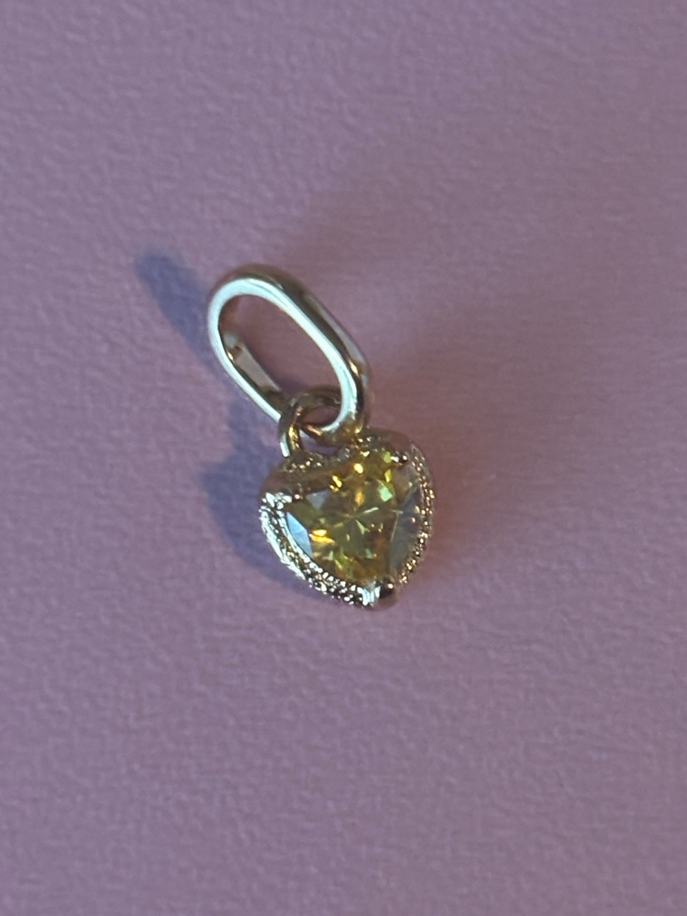 Pandora Heart Mini Dangle Charm